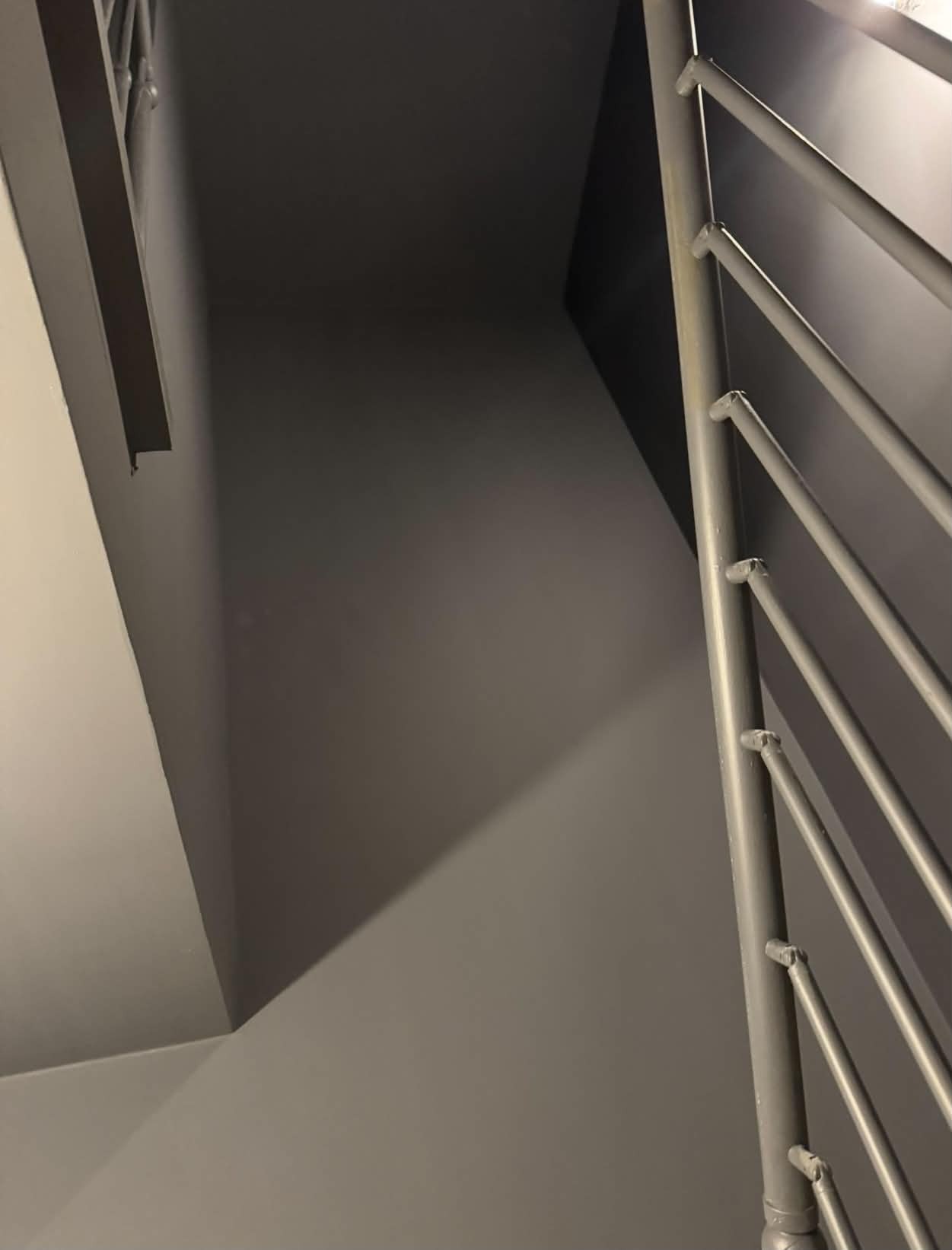 Renovierte Treppe und Wände
